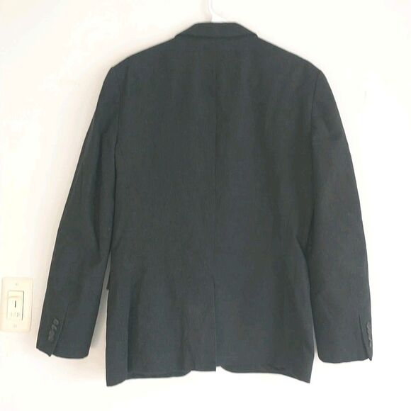 Banana Republic Blazer Men 40 Gray Tailored Fit Cotton SportCoat 2Buttons 42x28" - Picture 6 of 16